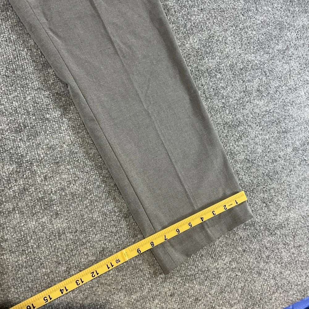 Lauren Ralph Lauren Black Label Dress Pants 36x30 Gray Flat Front Wool Blend Men